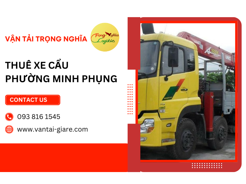 thuê xe cẩu Phường Minh Phụng