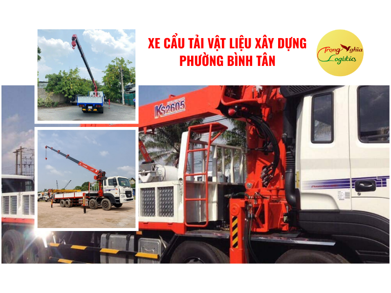 xe cẩu tải vật liệu xây dựng Phường Bình Tân